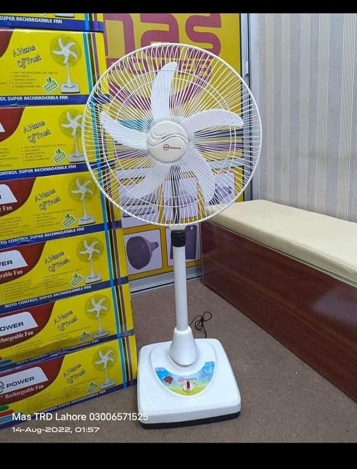 Rechargeable fan